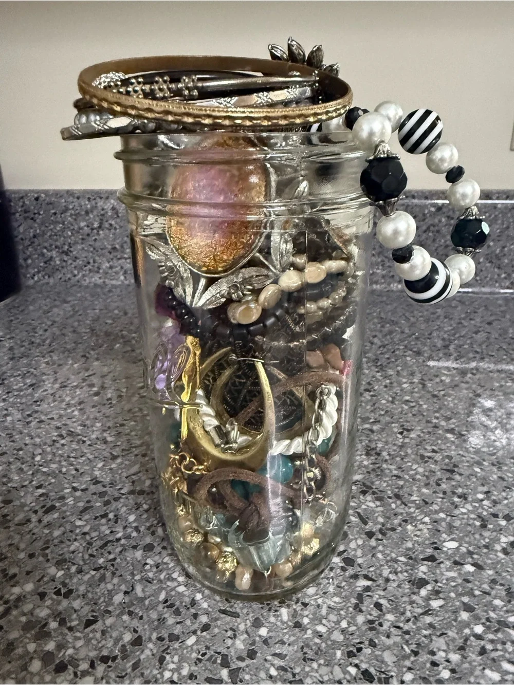 Vintage Estate Mystery Jewelry Jar